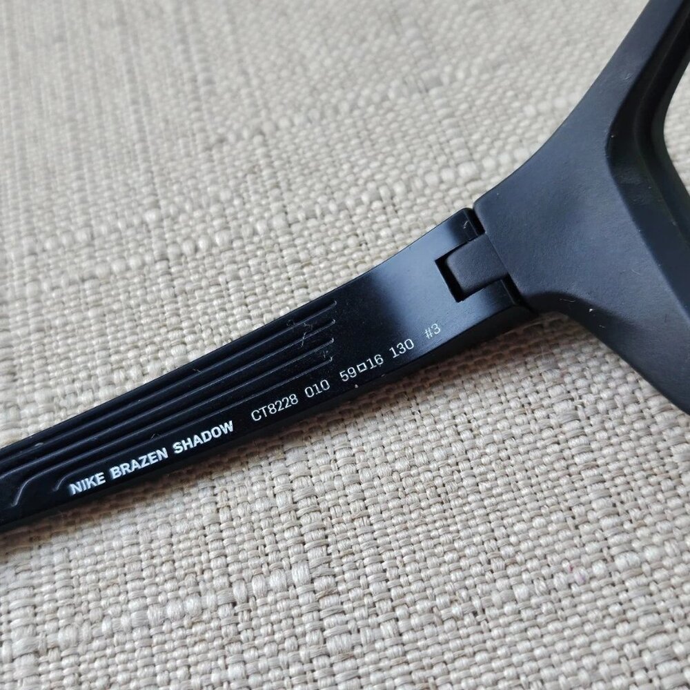 Nike Men Eyeglasses Frame BRAZEN Shadow CT8228 59[]16 130 Glasses Made Italy - Picture 10 of 13